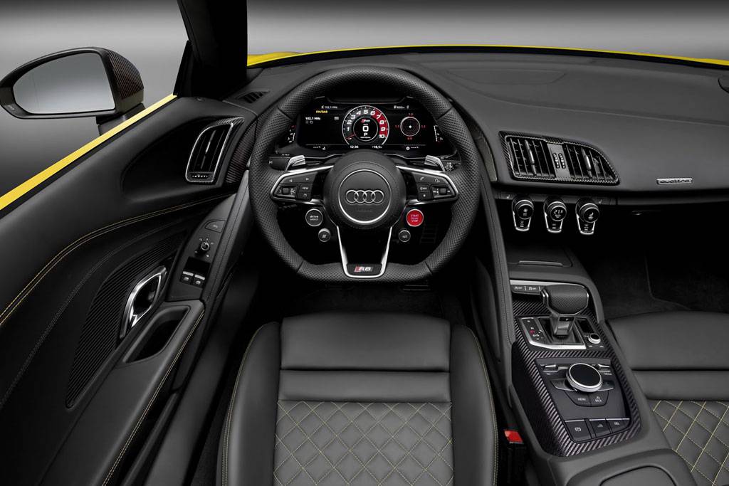 Фото салона Audi R8 Spyder V10 2-го поколения (2016-2017)