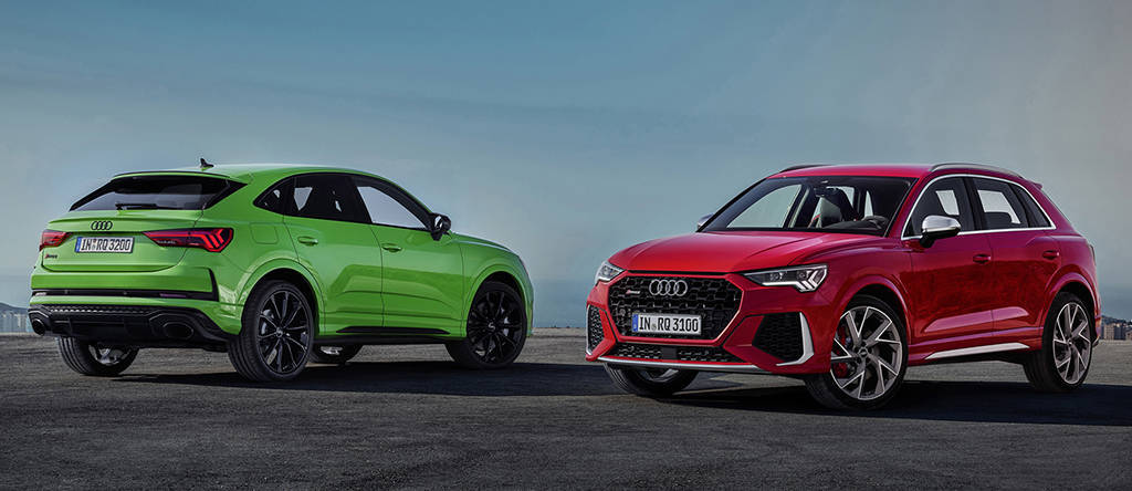 Заряженные кроссоверы Audi RS Q3 и RS Q3 Sportback 2020 