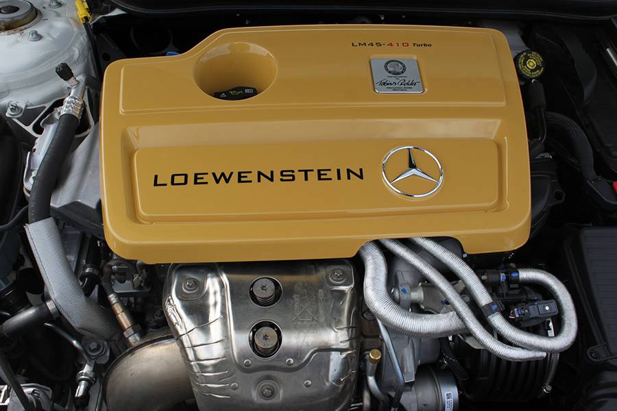 Двигатель Mercedes CLA 45 AMG от Loewenstein