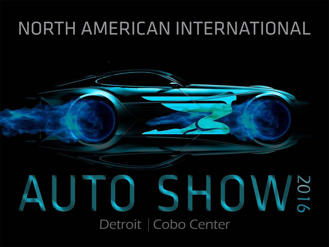 фото с логотипом логотип North American International Auto Show 2016 года