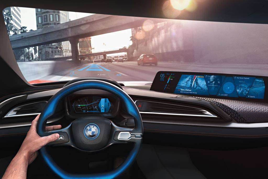 фото концепта BMW i Vision Future салон будущего