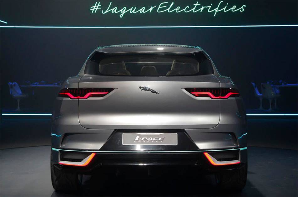 картинки Jaguar I-Pace Concept 2017-2018 вид сзади