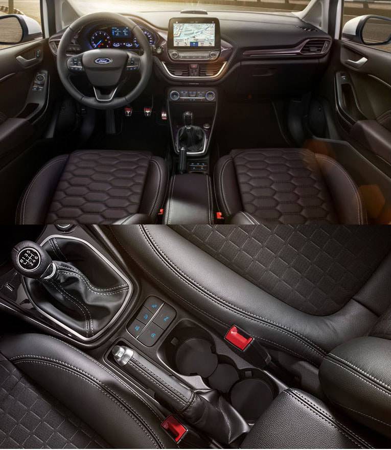 картинки салона Ford Fiesta 2017-2018 года
