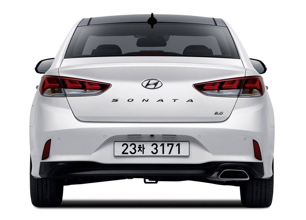 фото Hyundai Sonata 2017-2018 года вид сзади