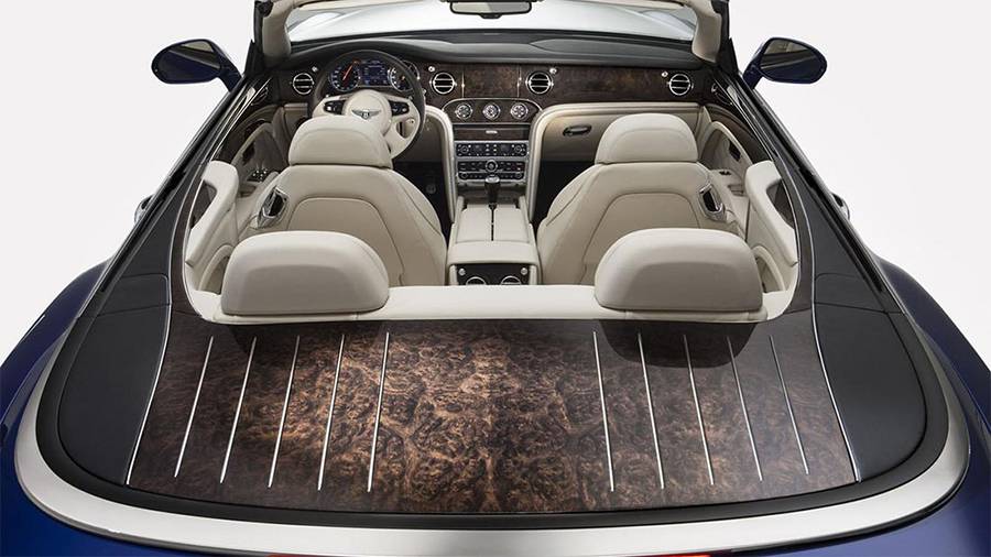 Bentley Mulsanne Convertible 2016-2017 года фото салона