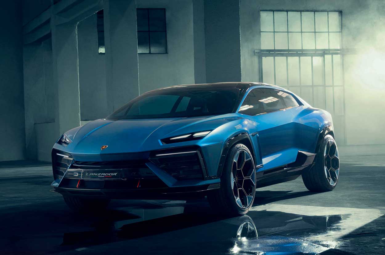 Концепт электрического купе Lamborghini Lanzador 2023
