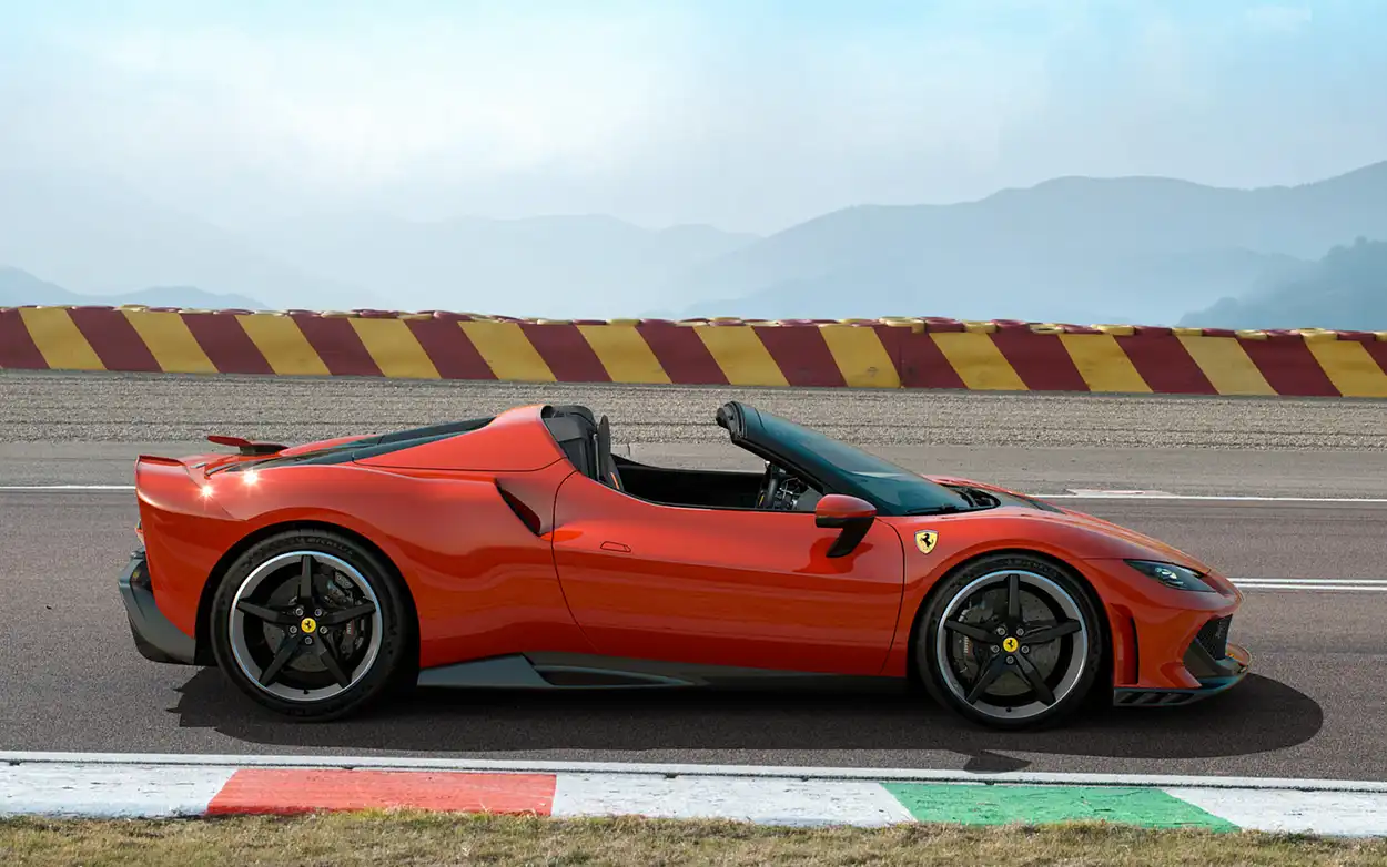 Ferrari 296 Speciale A 2026 вид сбоку
