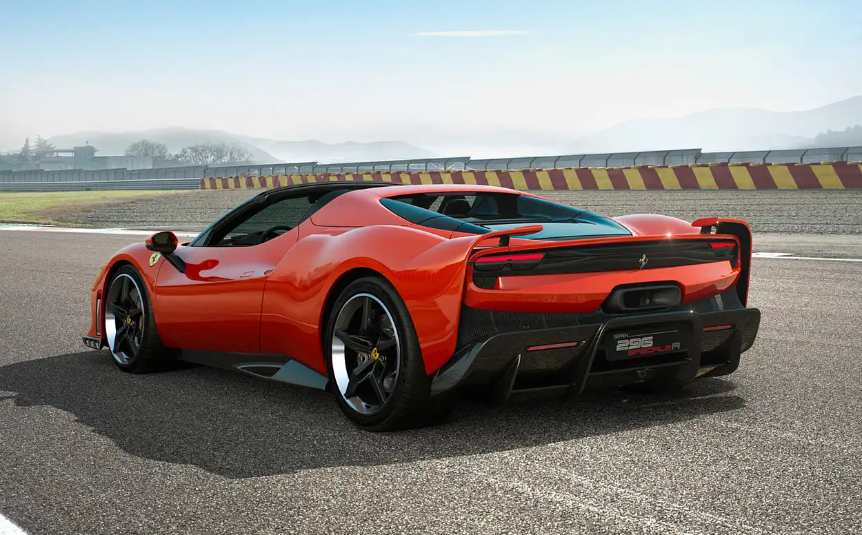 Ferrari 296 Speciale A 2026 вид сзади