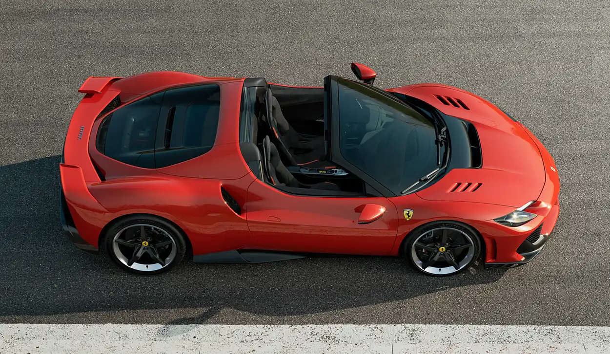 Ferrari 296 Speciale A 2026 вид сверху