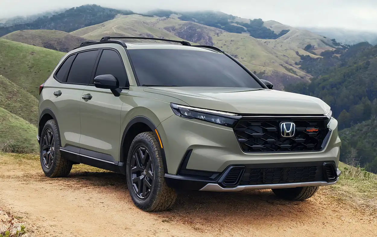 Обновленный внедорожник Honda CR-V 2026 года вид спереди