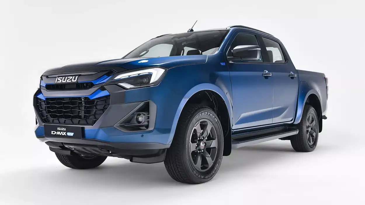 Юлектрический пикап Isuzu D-Max 2026 вид спереди