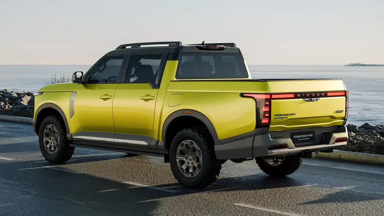 Nissan Frontier Pro вид сзади