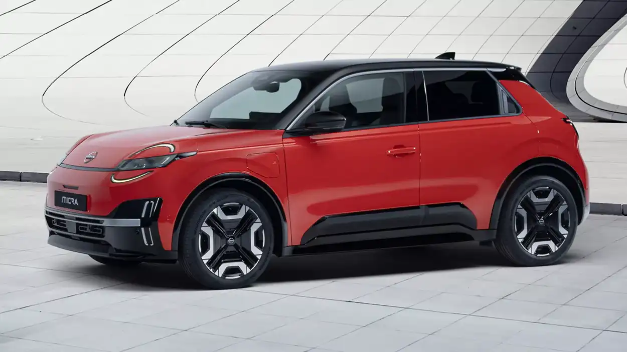 Nissan Micra 2025 вид спереди