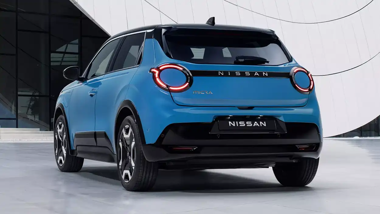 Nissan Micra 2025 вид сзади