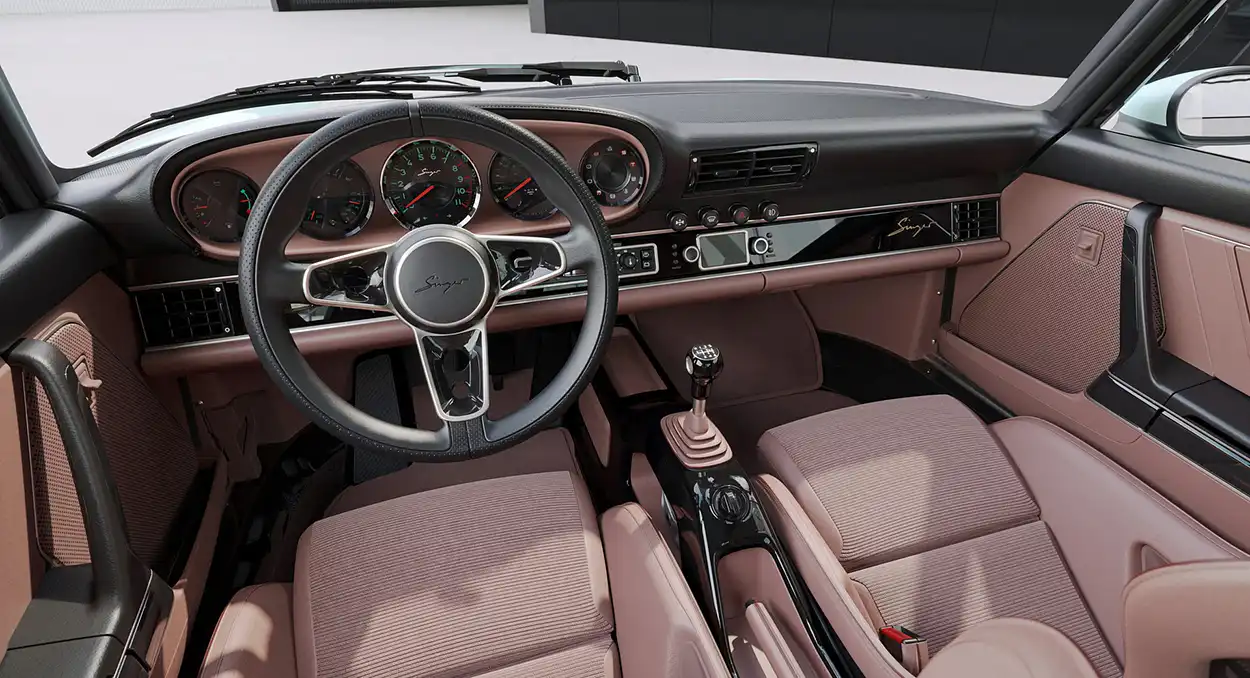 Салон Porsche Singer-Reimagined 911 Carrera Coupe 2025