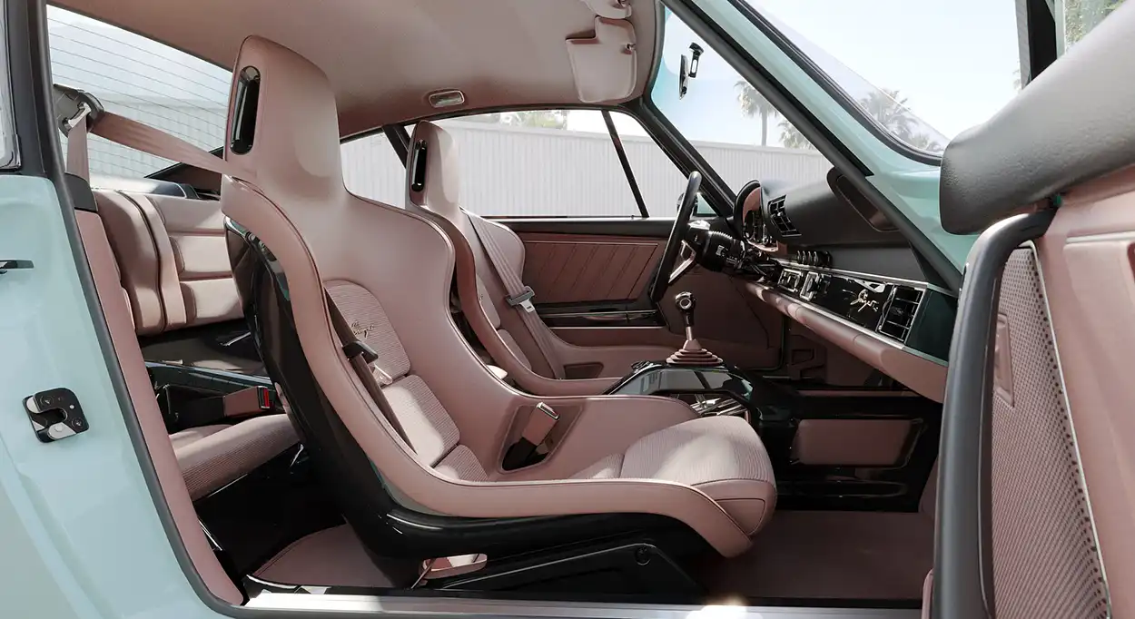 Интерьтер Porsche Singer-Reimagined 911 Carrera Coupe 2025