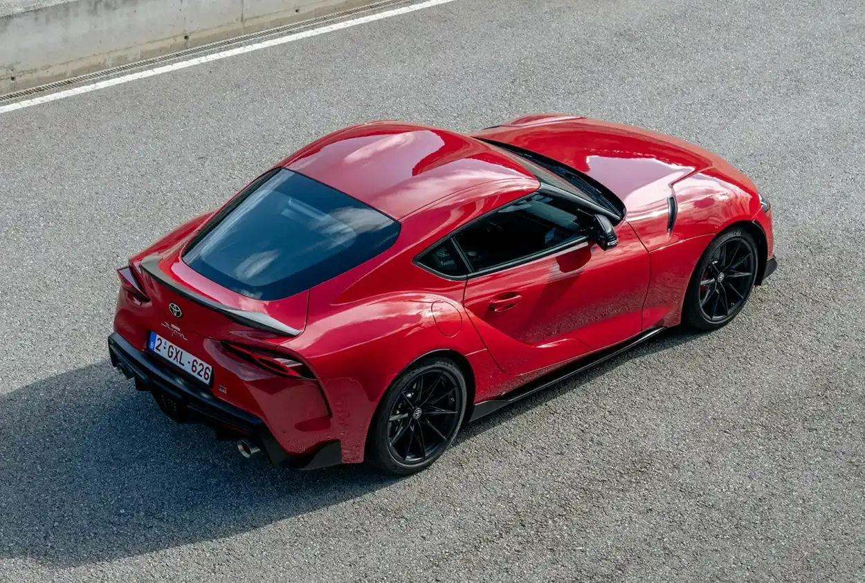 Toyota GR Supra A90 Финальная версия вид сверху