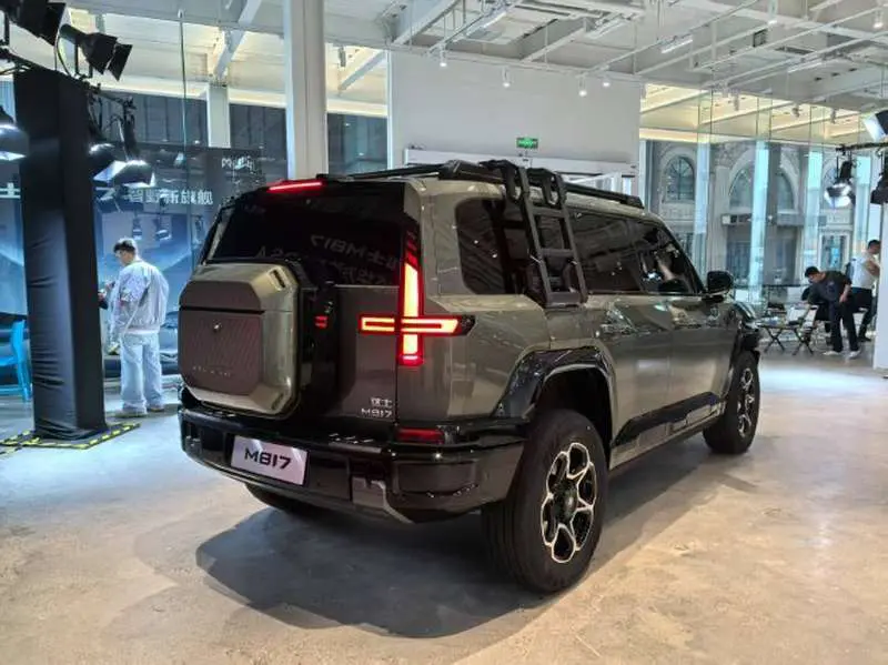 Dongfeng Warrior M817 вид сзади