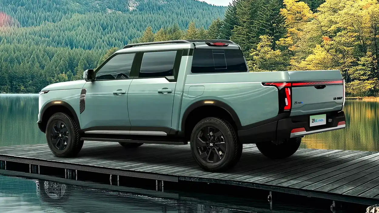 Zhengzhou Nissan Z9 GE PHEV вид сзади