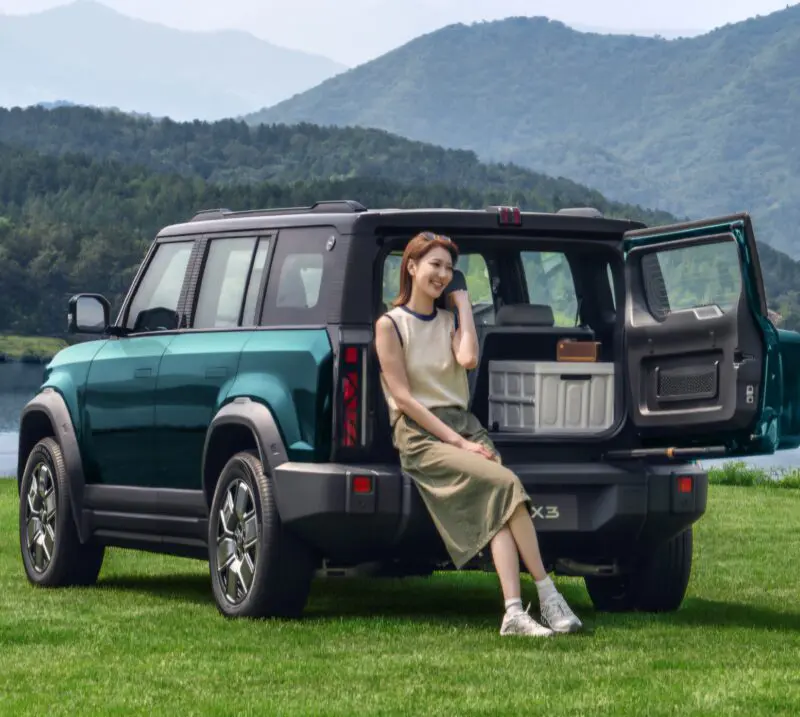 Chery Fulwin X3 вид сзади