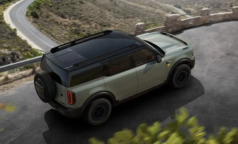 Ford Bronco EV вид сверху