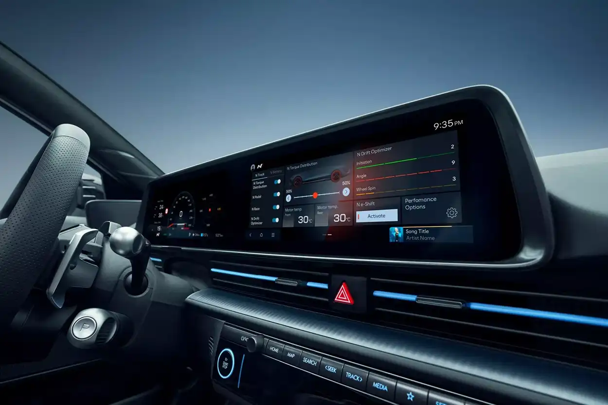Интерьер Hyundai Ioniq 6 N
