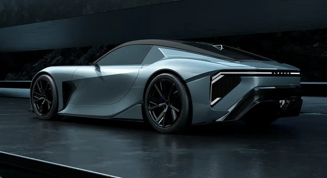 Lexus Sport Concept 2025 вид сзади
