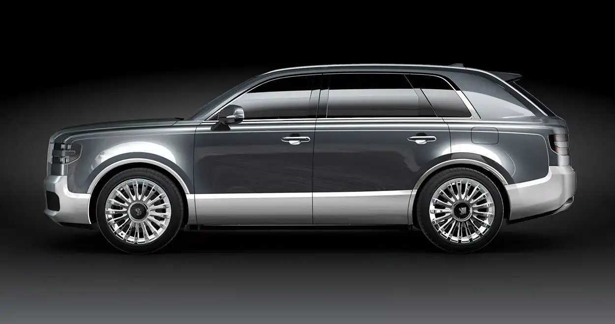 Toyota Century вид сбоку