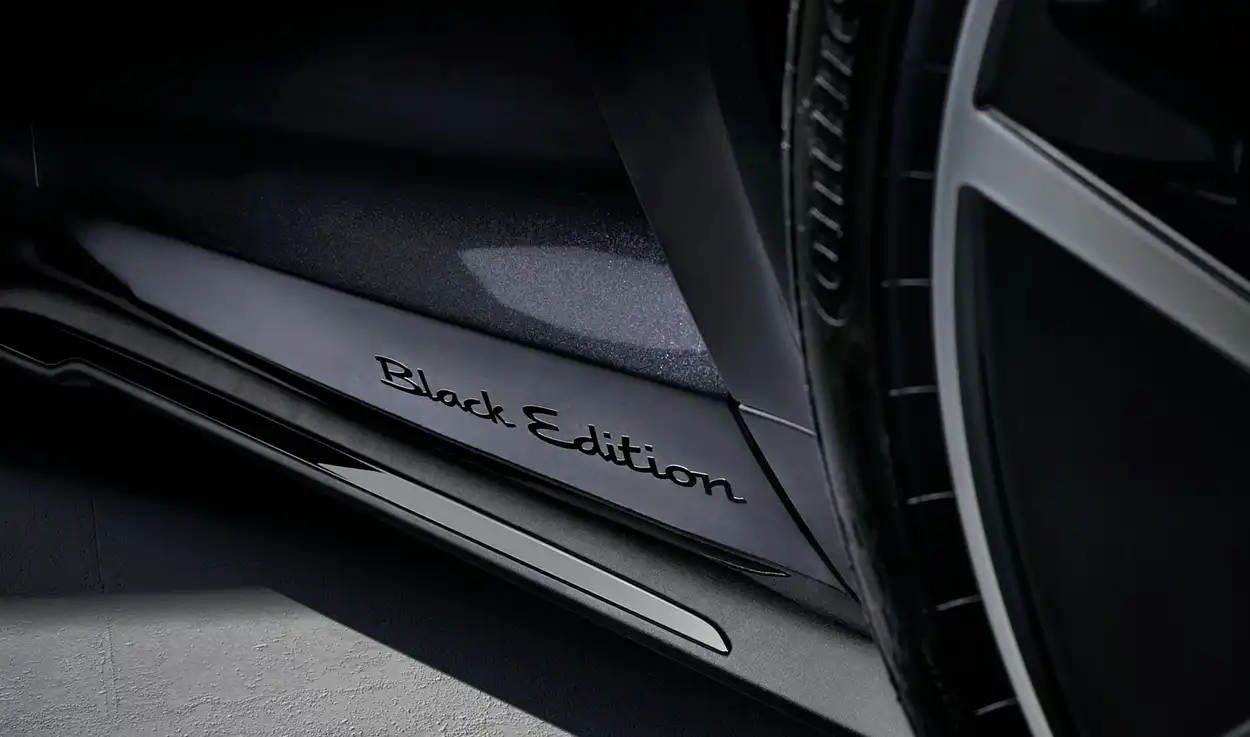 Интерьер Porsche Taycan Black Edition 2026