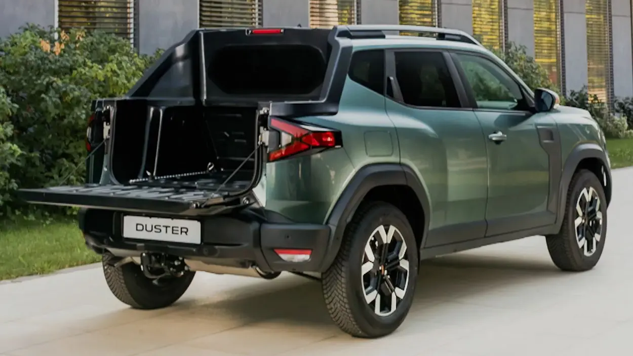 Dacia Duster Pick-Up вид сзади