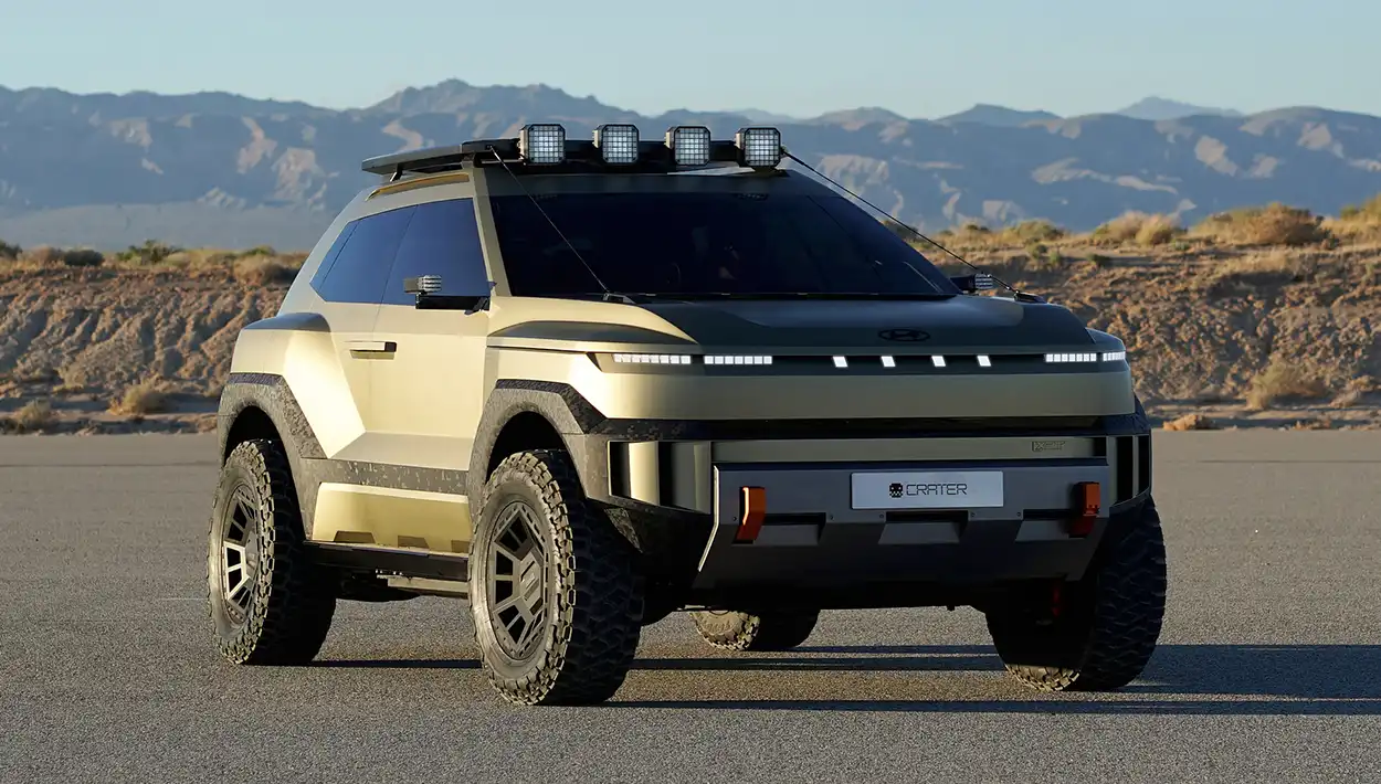 Hyundai Crater Concept 2025 вид спереди