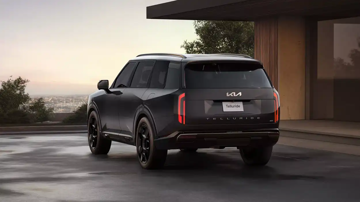 Kia Telluride 2027 вид сзади