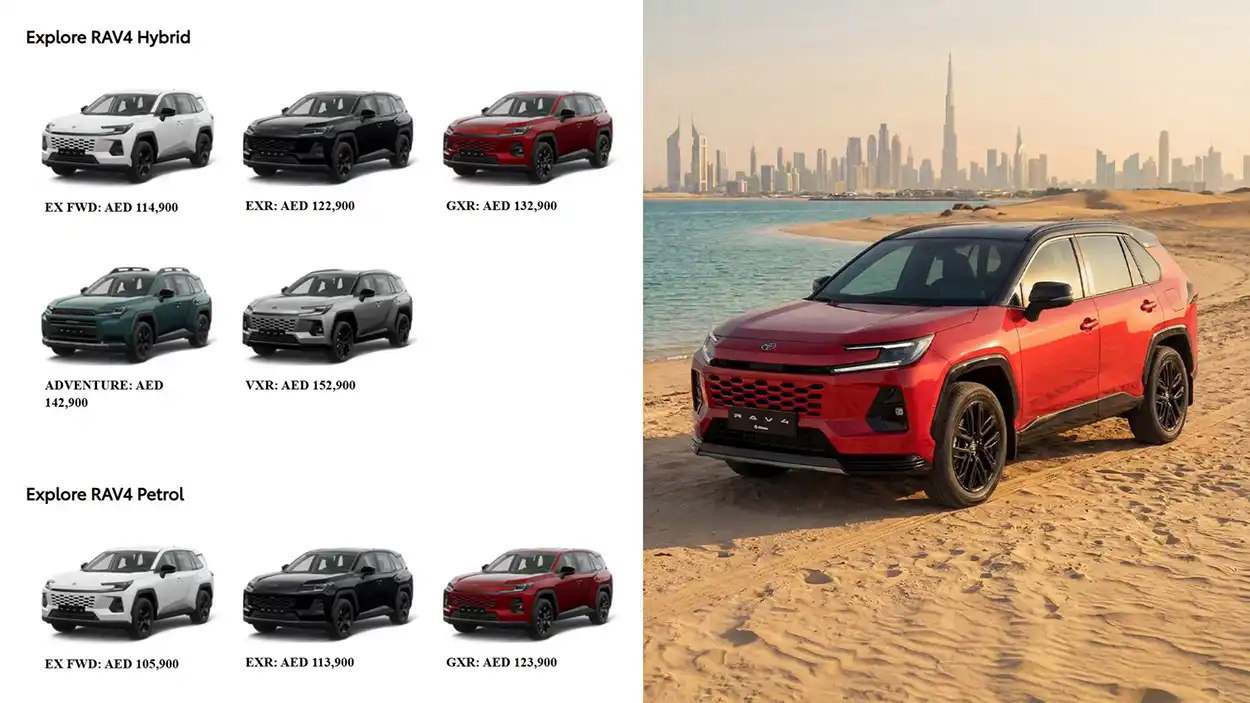 Бензиновый внедорожник Toyota RAV4 2026