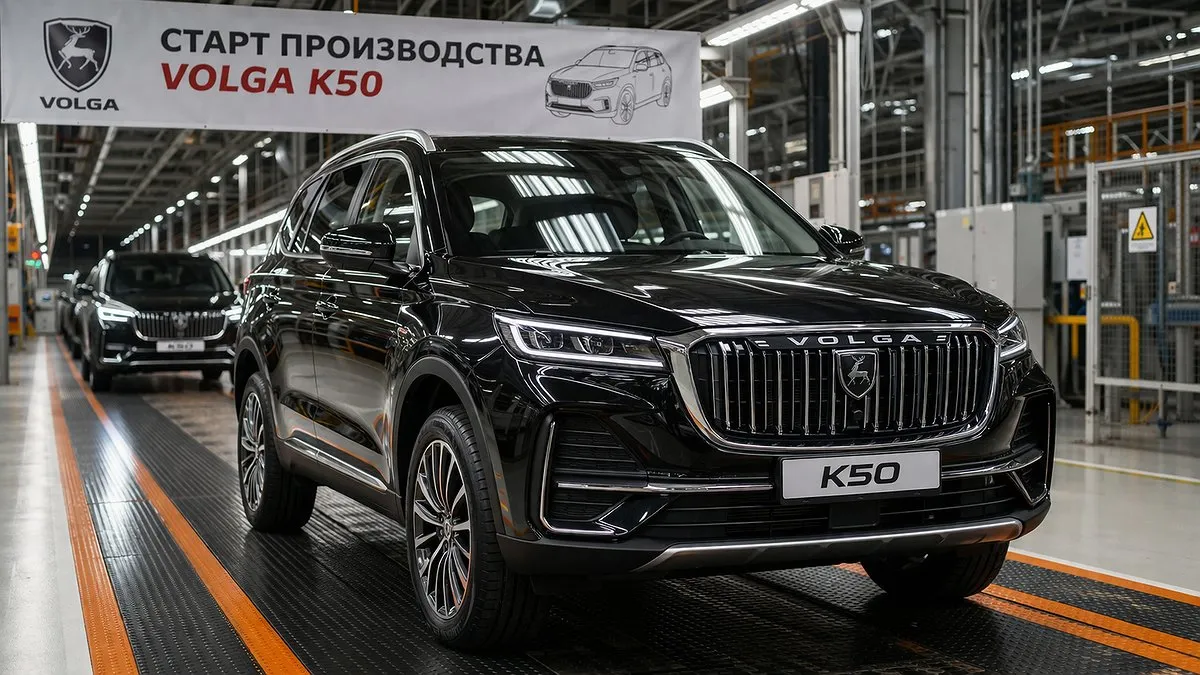 Кроссовер Волга вид спереди