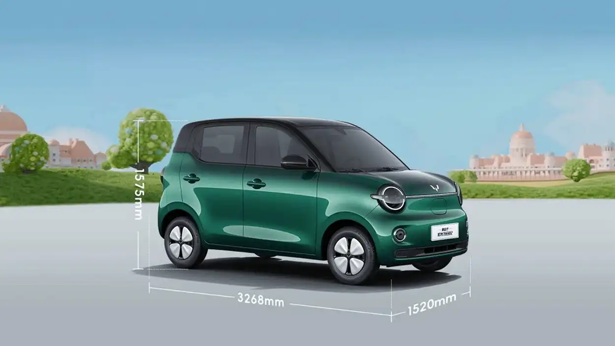 Wuling Hongguang Mini EV 2026 габаритные размеры