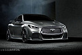 фото Infiniti-Q60-Black-S-Concept-2017 вид спереди