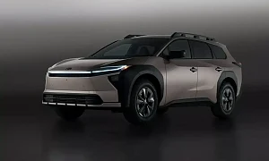 Toyota bZ Woodland 2026 вид спереди