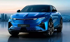 Alpine A390 EV вид спереди
