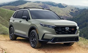 Обновленный внедорожник Honda CR-V 2026 года вид спереди
