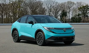 Nissan Leaf 2026 вид спереди