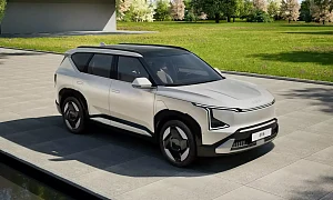 Фото Kia EV5 2026 вид спереди