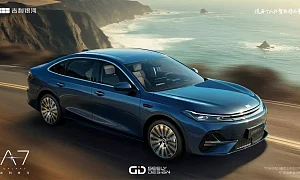 Гибридный седан Geely Galaxy A7